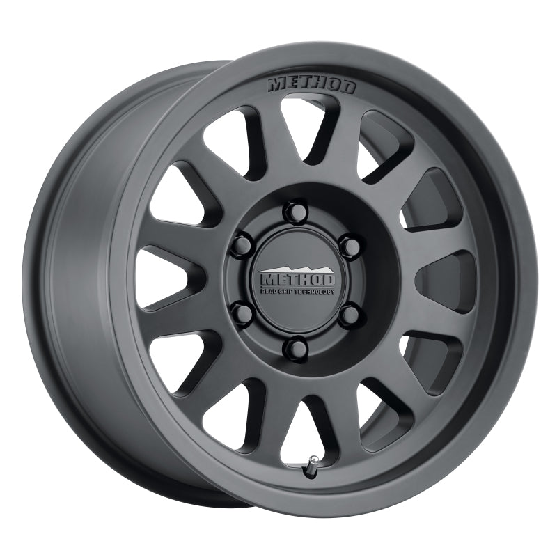 Load image into Gallery viewer, Method MR704 17x8.5 0mm Offset 6x5.5 106.25mm CB Matte Black Wheel
