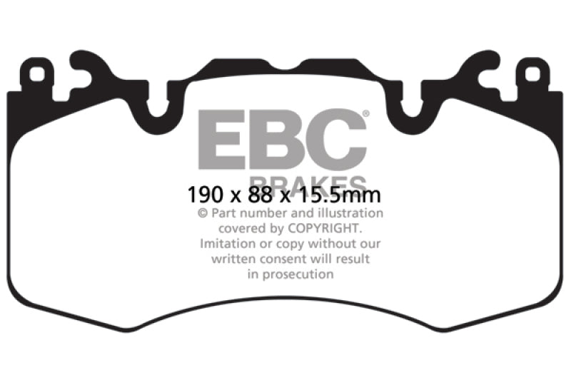 Load image into Gallery viewer, EBC 13+ Land Rover Range Rover 3.0 Supercharged Greenstuff Front Brake Pads
