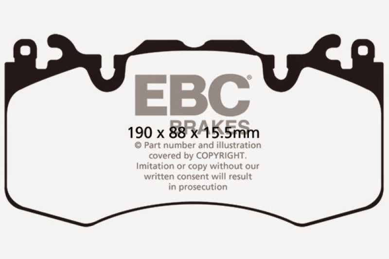Load image into Gallery viewer, EBC 13+ Land Rover Range Rover 3.0 Supercharged Greenstuff Front Brake Pads
