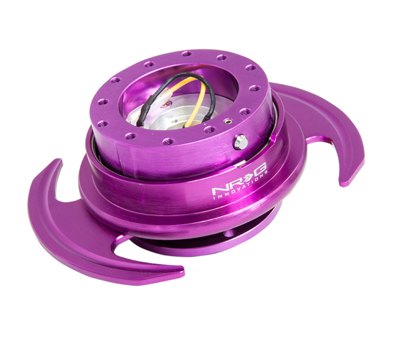 Load image into Gallery viewer, NRG Quick Release Kit Gen 3.0 - Purple Body / Purple Ring w/Handles
