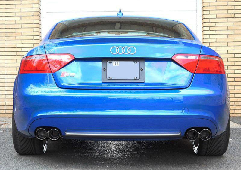 Load image into Gallery viewer, AWE Tuning Audi B8 S5 4.2L Track Edition Exhaust System - Polished Silver Tips
