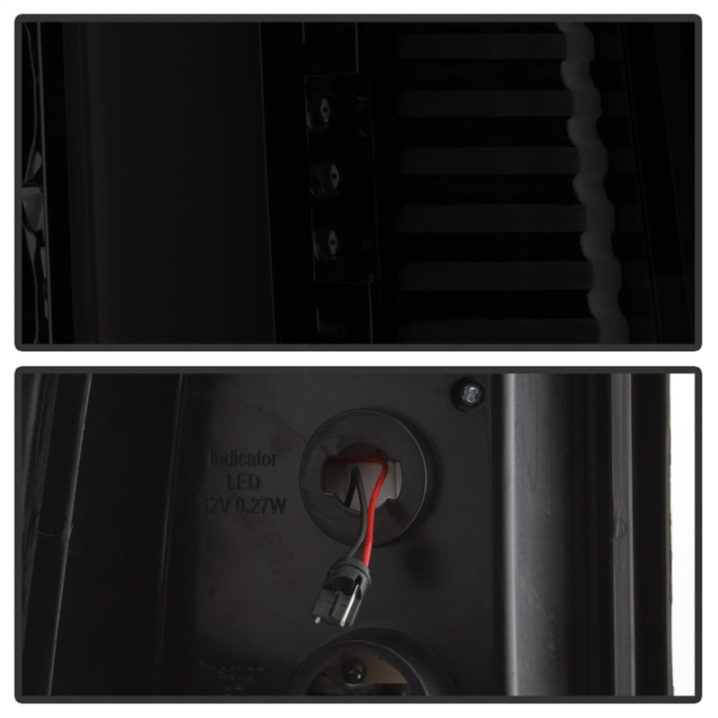 Load image into Gallery viewer, xTune Chevy Silverado 1500/2500/3500 99-02 Version 3 Tail Lights Black Smoke ALT-ON-CS99V3-LBLED-BSM
