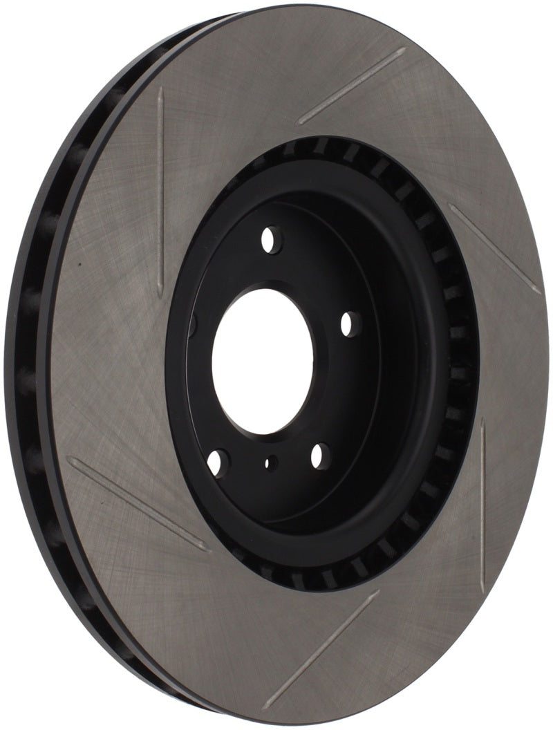Load image into Gallery viewer, StopTech Power Slot 03-07 350z/ 03-04 G35 w/ Brembo SportStop Slotted Front Left Rotor
