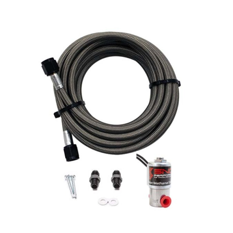 Load image into Gallery viewer, Snow Performance Braided SS Line Trunk Mount Upgrade (4AN SS Braided Line Systems)
