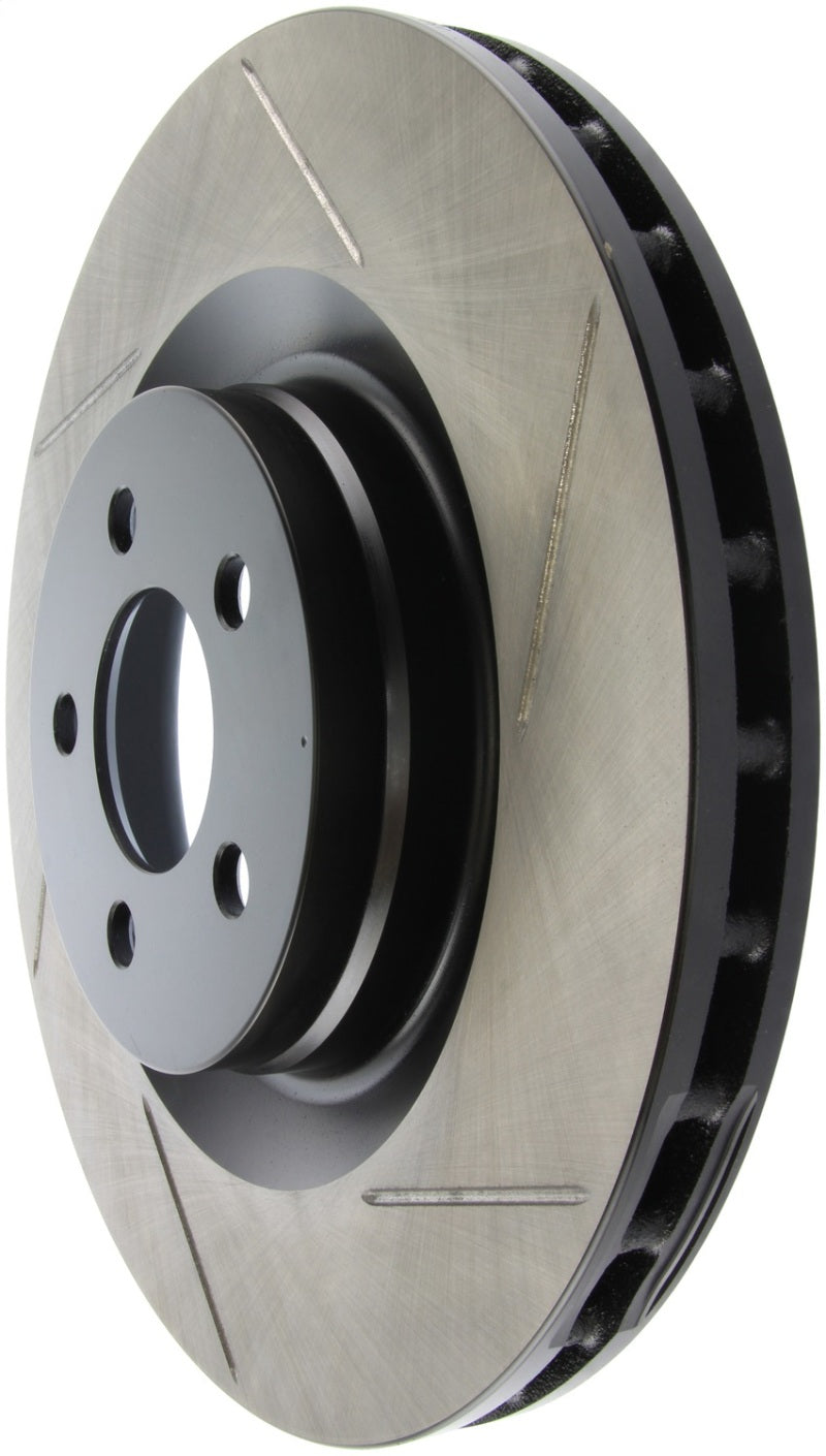 Load image into Gallery viewer, StopTech Power Slot 06-07 Chrysler SRT-8 Front Left Slotted Rotor
