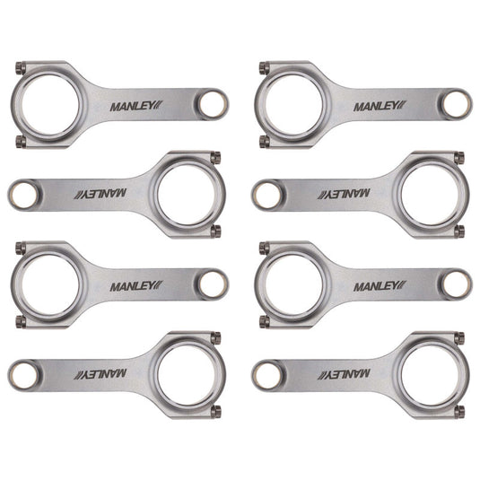 Manley Chevy Small Block LS Series 6.125in H Beam Connecting Rod Set