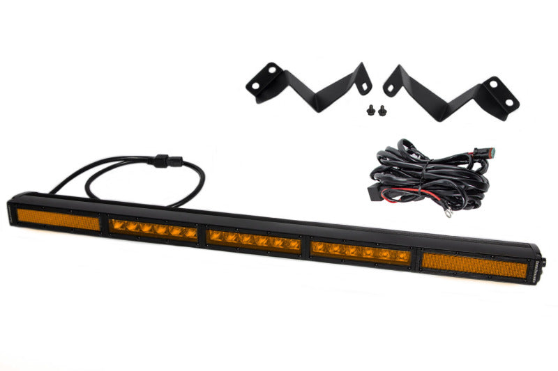 Load image into Gallery viewer, Diode Dynamics 16-21 Toyota Tacoma SS30 Stealth Lightbar Kit - Amber Combo
