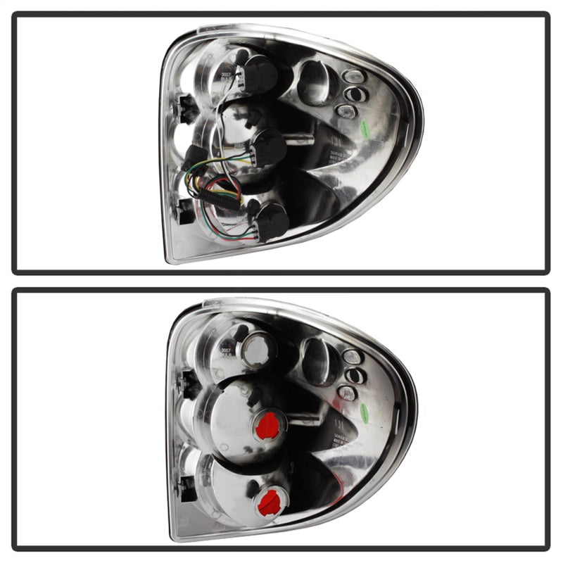 Load image into Gallery viewer, Spyder Dodge Caravan/Grand Caravan 01-07 Euro Style Tail Lights Black ALT-YD-DC01-BK
