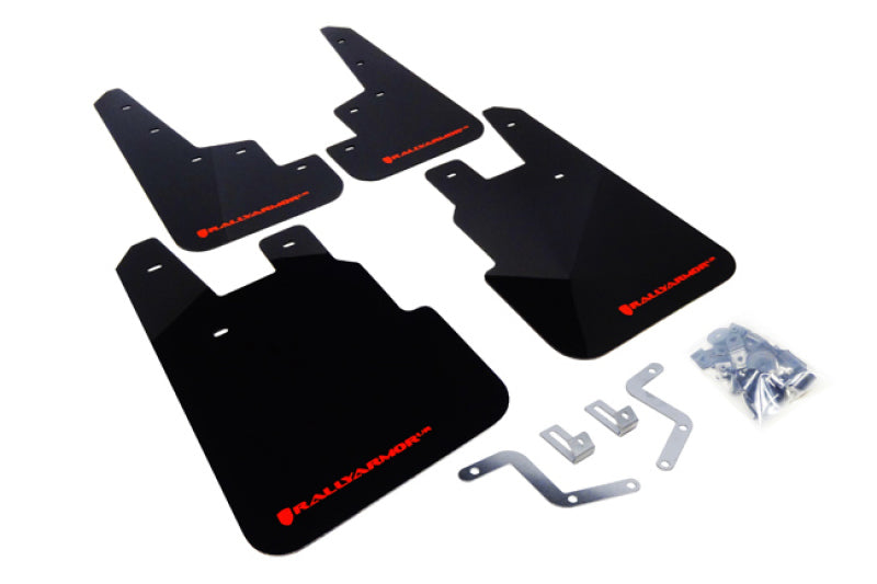Load image into Gallery viewer, Rally Armor 14-18 Subaru Forester Black Mud Flap w/ Red Logo
