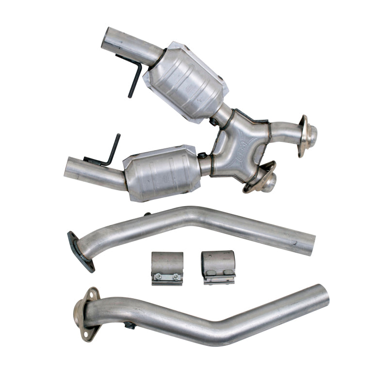 Load image into Gallery viewer, BBK 96-98 Mustang 4.6 GT High Flow X Pipe With Catalytic Converters - 2-1/2

