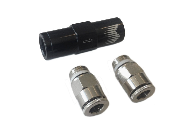 Load image into Gallery viewer, Snow Performance High Flow Water Check Valve Quick-Connect Fittings (For 1/4in. Tubing)
