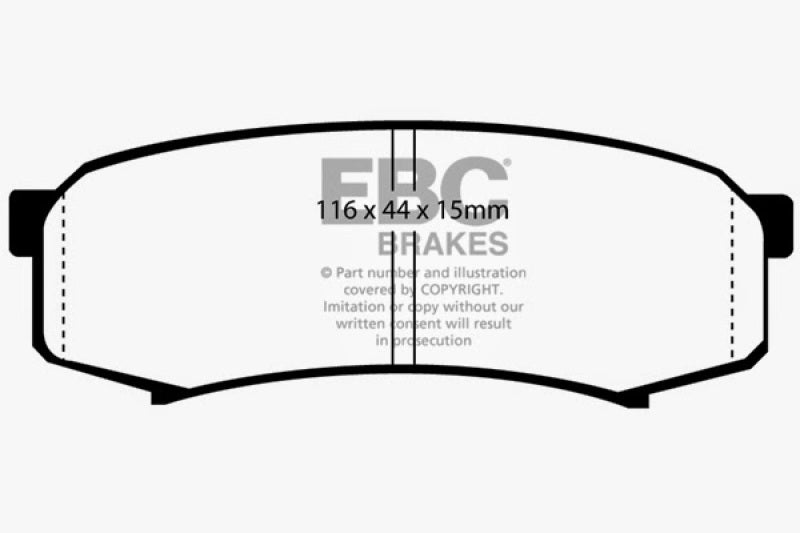 Load image into Gallery viewer, EBC 2003+ Toyota 4Runner 4.0L Bluestuff Rear Brake Pads
