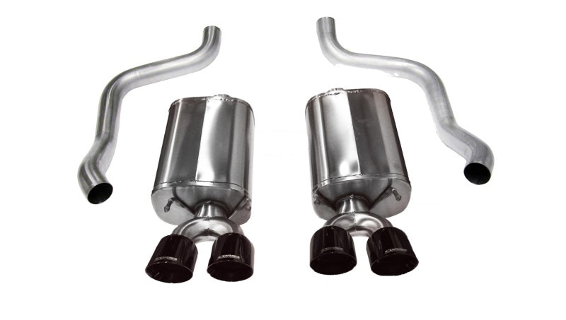 Load image into Gallery viewer, Corsa 09-13 Chevrolet Corvette C6 6.2L V8 Black Sport Axle-Back Exhaust
