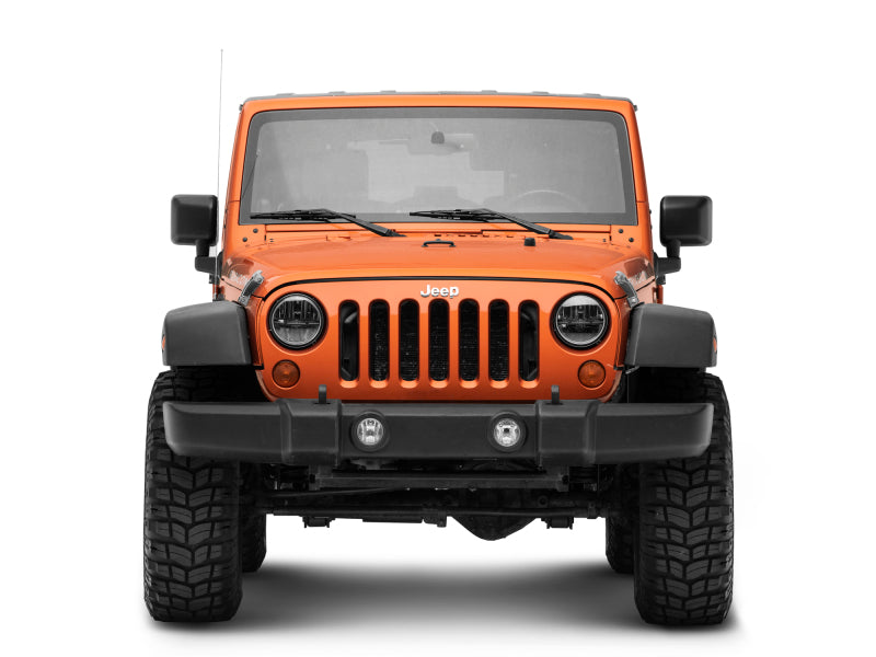 Load image into Gallery viewer, Raxiom 97-18 Jeep Wrangler TJ/JK Axial Series LED Headlights- Black Housing (Clear Lens)
