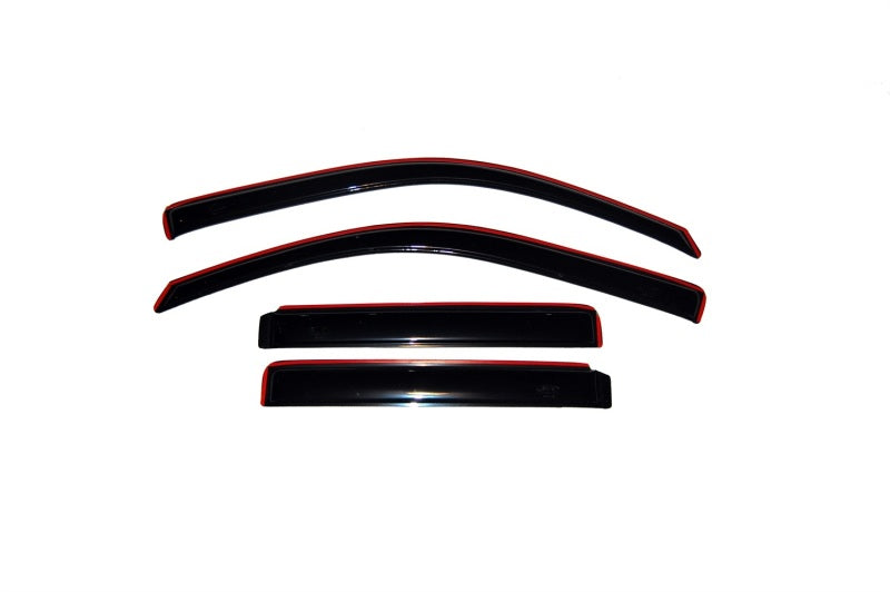 Load image into Gallery viewer, AVS 02-06 Chevy Trailblazer EXT Ventvisor In-Channel Front &amp; Rear Window Deflectors 4pc - Smoke

