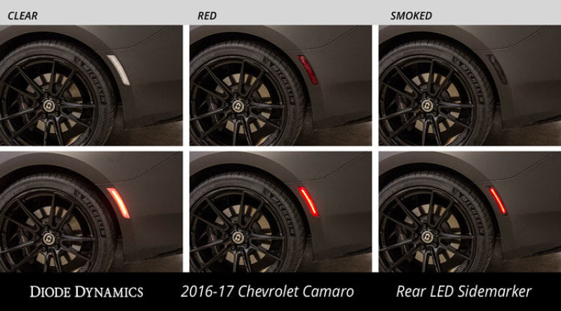 Load image into Gallery viewer, Diode Dynamics 16-21 Chevrolet Camaro LED Sidemarkers Smoked (set)
