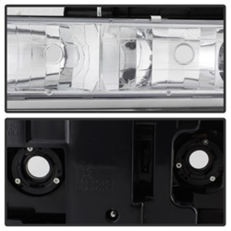 Load image into Gallery viewer, Xtune Chevy Suburban 94-98 Headlights w/ Corner &amp; Parking Lights 8pcs Chrome HD-JH-CCK88-AM-C-SET
