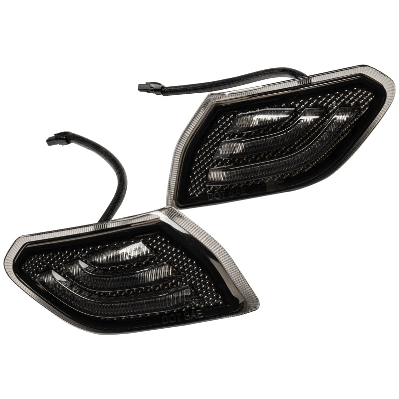 Load image into Gallery viewer, Oracle Jeep Wrangler JL Smoked Lens LED Front Sidemarkers
