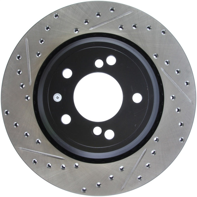 Load image into Gallery viewer, StopTech 00-03 BMW M5 (E39) Slotted &amp; Drilled Right Rear Rotor
