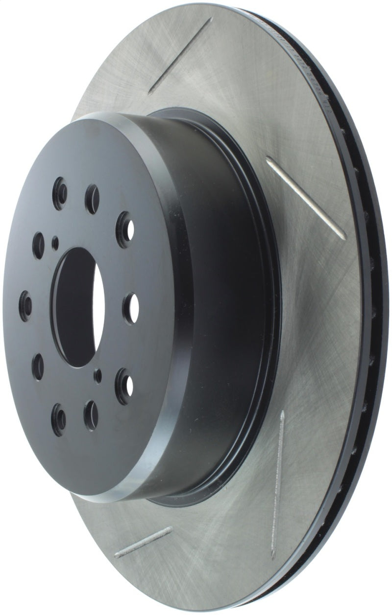 Load image into Gallery viewer, StopTech Power Slot 5/93-98 Supra Turbo Rear Right SportStop Slotted Rotor
