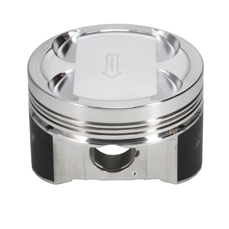 Load image into Gallery viewer, Manley 03-06 Evo 8/9 (7 Bolt 4G63T) 85.5mm +0.5mm Over Bore 8.5:1 Dish Pistons w/ Rings
