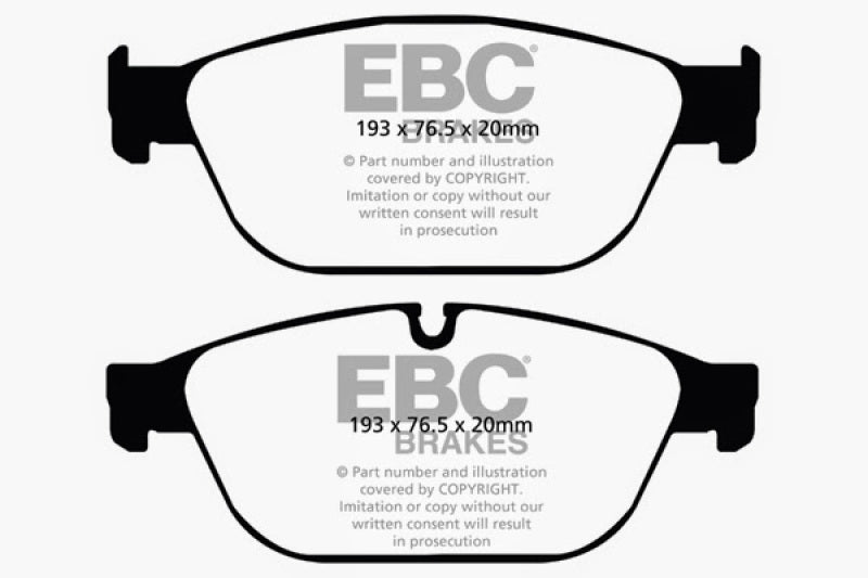 Load image into Gallery viewer, EBC 11-12 Audi A8 Quattro 3.0 Supercharged Yellowstuff Front Brake Pads
