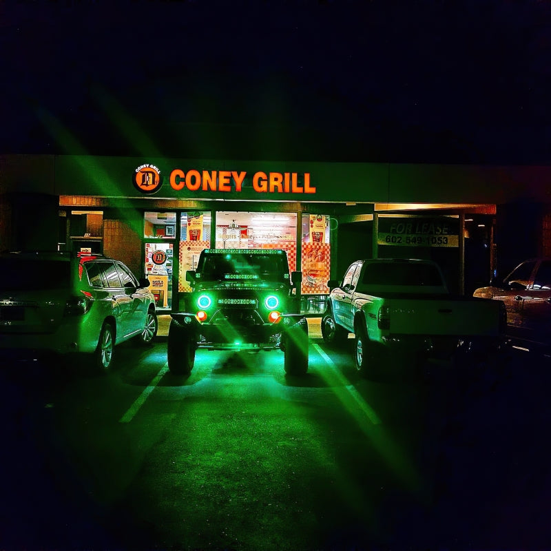 Load image into Gallery viewer, Oracle 7in High Powered LED Headlights - Black Bezel - Dynamic - Dynamic
