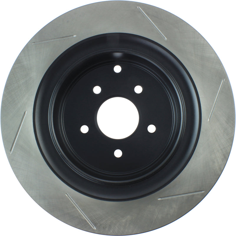 Load image into Gallery viewer, StopTech Power Slot 09 Infiniti FX50 5.0L-V8 Slotted Rear Right Rotor
