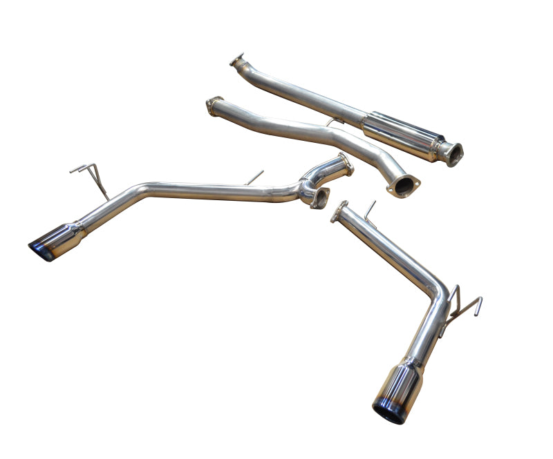 Load image into Gallery viewer, Injen 16-20 Honda Civic 1.5L Turbo 4Cyl (Sedan) 63mm SS Cat-Back Exhaust w/ Dual Burnt Titanium Tips
