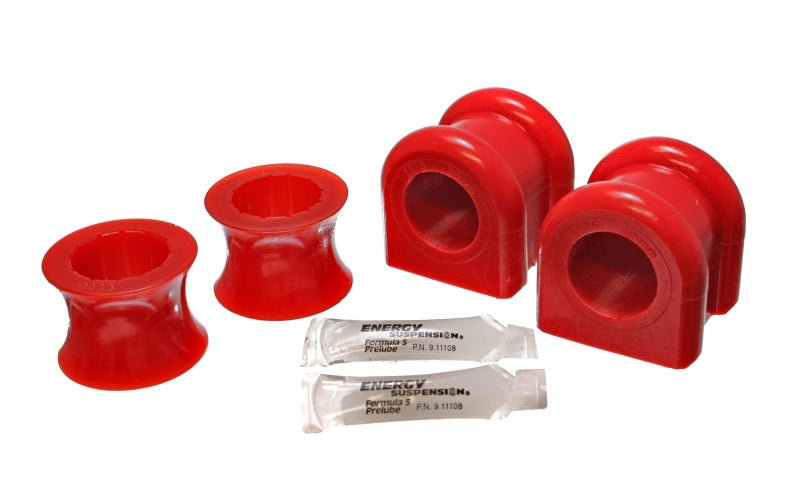 Load image into Gallery viewer, Energy Suspension 00-04 Dodge Dakota 4WD / 00-04 Durango 4WD Red 35mm Front Sway Bar Bushing Set
