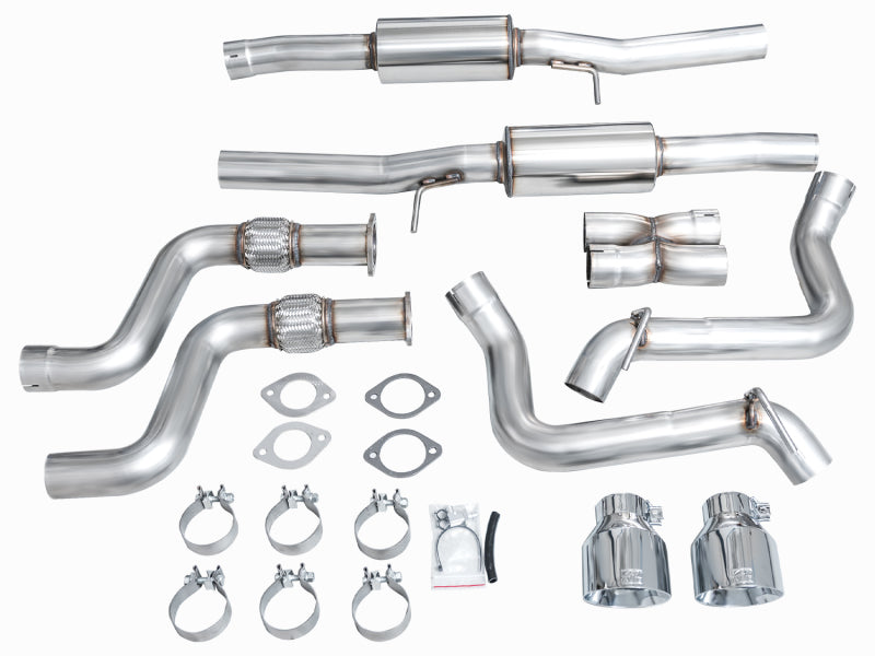 Load image into Gallery viewer, AWE 2023 Nissan Z RZ34 RWD Track Edition Catback Exhaust System w/ Chrome Silver Tips
