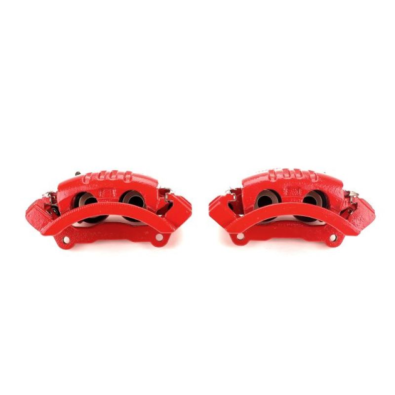 Load image into Gallery viewer, Power Stop 06-08 Dodge Ram 1500 Rear Red Calipers w/Brackets - Pair
