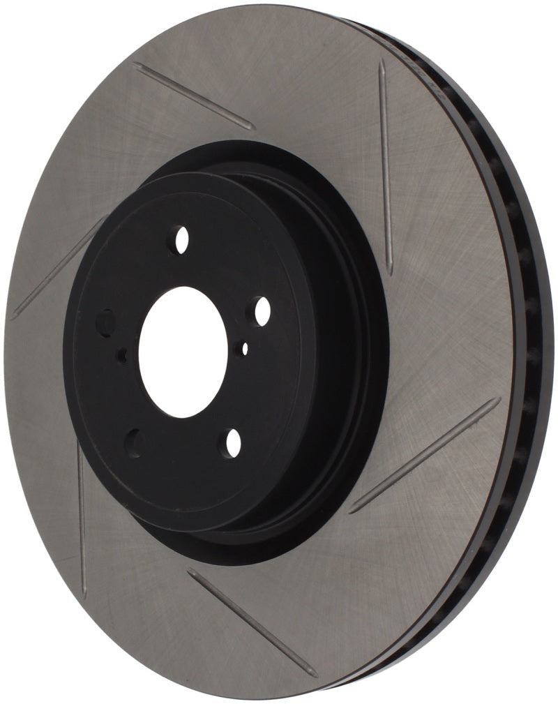 Load image into Gallery viewer, StopTech Power Slot 05-08 LGT Front Left Slotted Rotor
