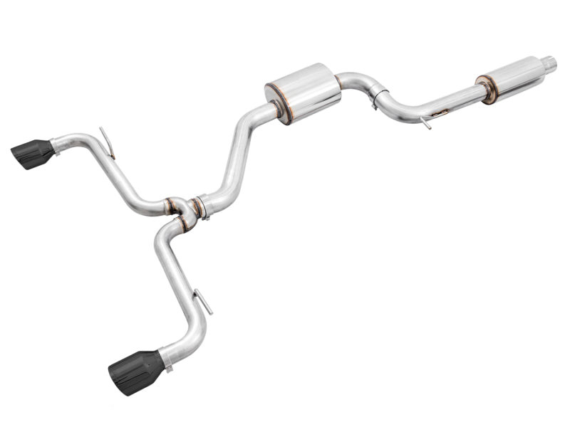 Load image into Gallery viewer, AWE Tuning VW MK7 GTI Touring Edition Exhaust - Diamond Black Tips
