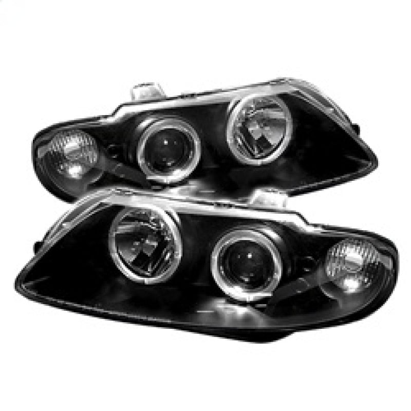 Load image into Gallery viewer, Spyder Pontiac GTO 04-06 Projector Headlights LED Halo LED Black High H1 Low H1 PRO-YD-PGTO04-HL-BK
