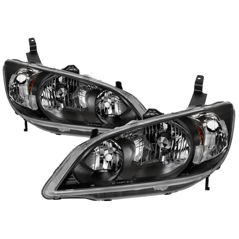 Load image into Gallery viewer, xTune 04-05 Honda Civic (Excl Hatchback/Si) OEM Style Headlights - Black (HD-JH-HC04-4D-AM-BK)
