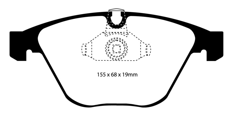 Load image into Gallery viewer, EBC 08-10 BMW M3 4.0 (E90) Bluestuff Front Brake Pads
