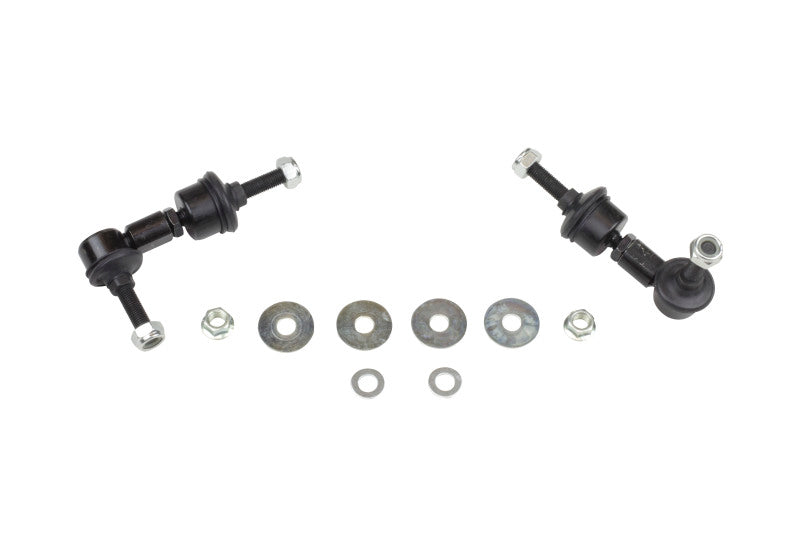 Load image into Gallery viewer, Whiteline 5/05+ Ford Focus / 04+ Mazda 3 BK Rear Swaybar Link Kit H/Duty Adj Steel Ball
