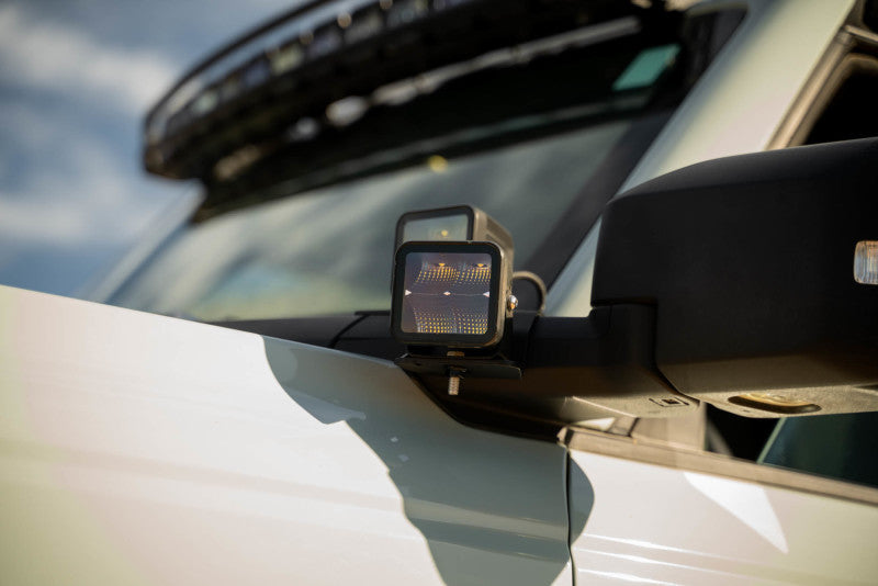 Load image into Gallery viewer, DV8 Offroad 2021 Ford Bronco A Pillar Dual Light Pod Drop Mounts
