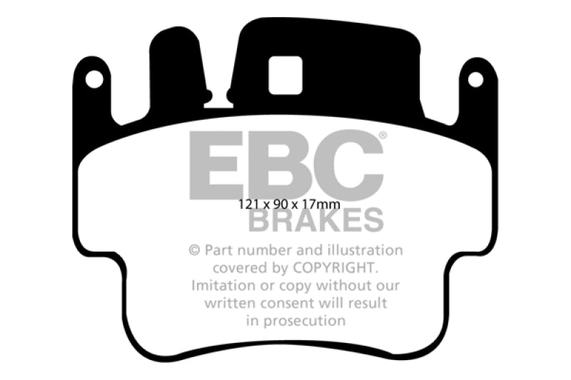 Load image into Gallery viewer, EBC 98-05 Porsche 911 (996) (Cast Iron Rotor only) 3.4 Carrera 2 Yellowstuff Front Brake Pads

