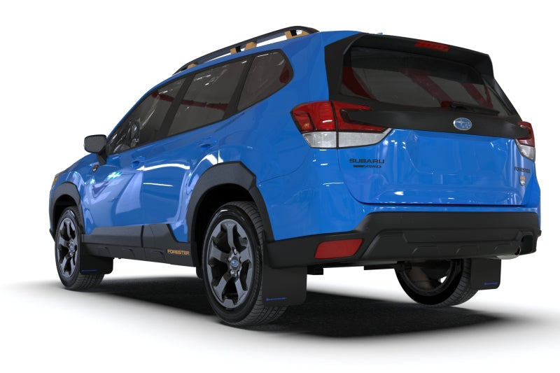 Load image into Gallery viewer, Rally Armor 2022 Subaru Forester (Incl. Wilderness) Black UR Mud Flap w/ Grey Logo

