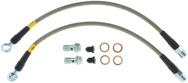 Load image into Gallery viewer, StopTech 01-05 Audi Allroad Rear Stainless Steel Brake Line Kit
