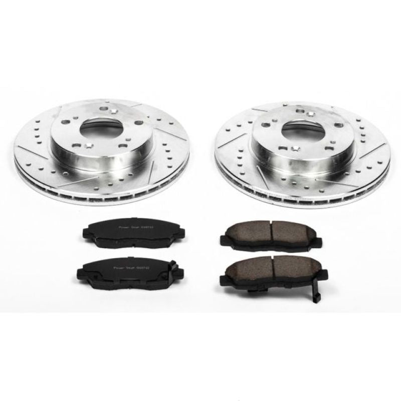 Load image into Gallery viewer, Power Stop 06-11 Honda Civic Front Z23 Evolution Sport Brake Kit
