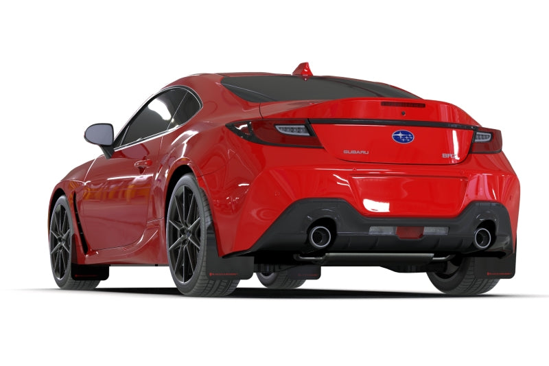 Load image into Gallery viewer, Rally Armor 2022+ Subaru BRZ / 2022+ Toyota GR86 Black UR Mud Flap w/ Red Logo
