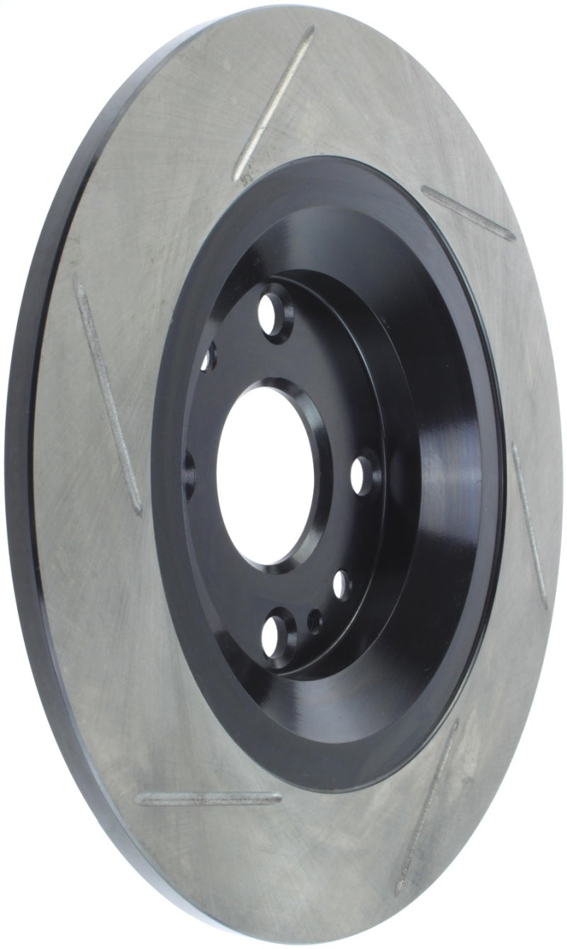 Load image into Gallery viewer, StopTech Power Slot 01-05 Mazda Miata Sport Suspension/Turbo SportStop Slotted Rear Left Rotor
