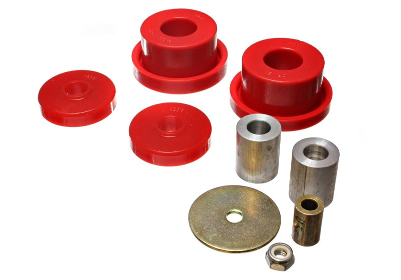 Load image into Gallery viewer, Energy Suspension 08-10 Chrysler Challenger/07-10 Charger RWD Red Rear Diff Mount Bushing Set
