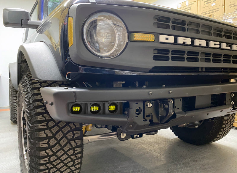 Load image into Gallery viewer, ORACLE Lighting 21-22 Ford Bronco Triple LED Fog Light Kit for Steel Bumper - Yellow
