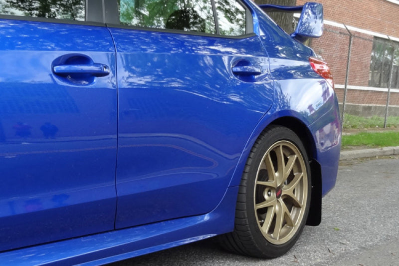 Load image into Gallery viewer, Rally Armor 15-21 Subaru WRX/STI (Sedan ONLY) White UR Mud Flap w/ Red Logo
