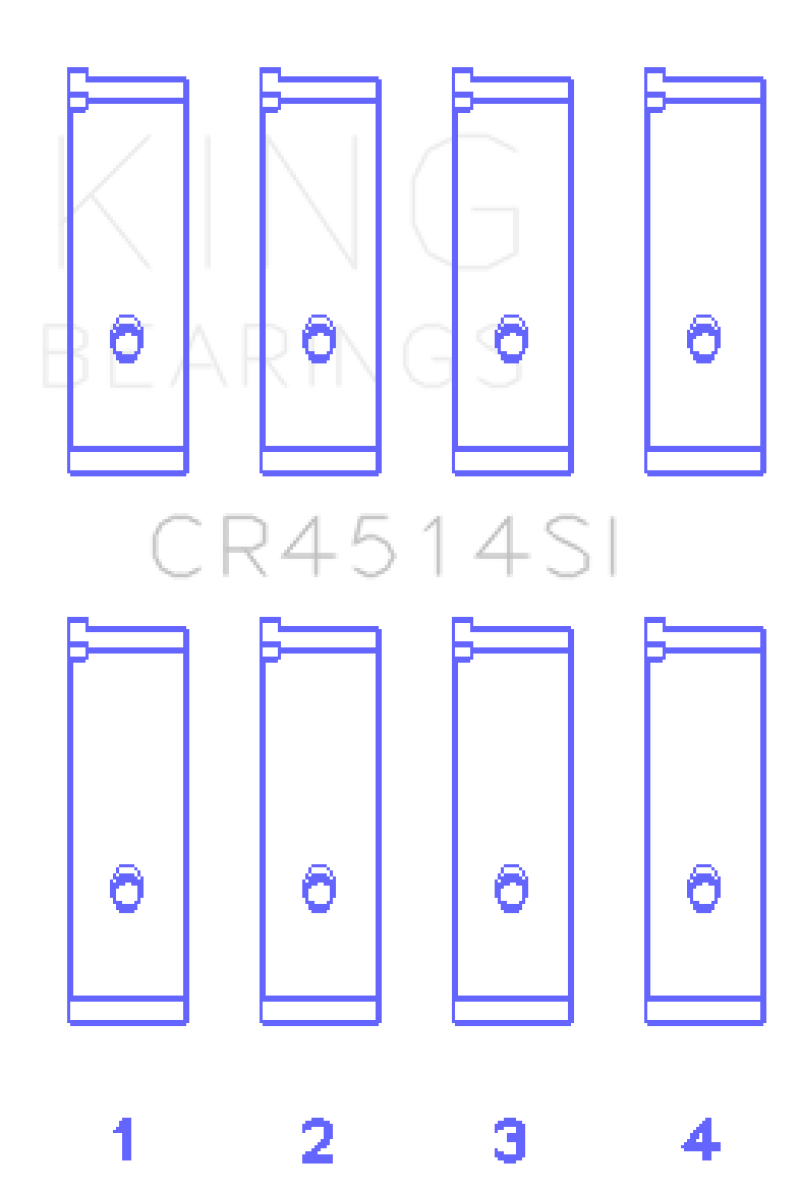 Load image into Gallery viewer, King Toyota 1AZFE/2AZFE (Size STD) Rod Bearing Set
