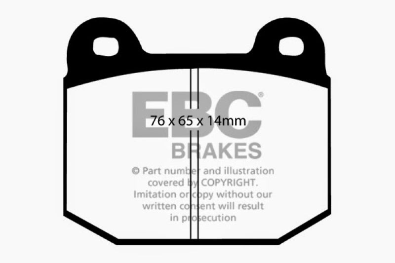 Load image into Gallery viewer, EBC 99-03 Mitsubishi Lancer Evolution 2.0 Turbo Bluestuff Rear Brake Pads
